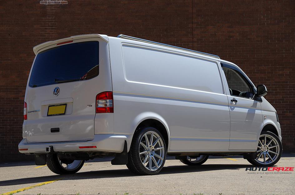 VOLKSWAGEN TRANSPORTER ESSEN SILVER MACHINED FACE